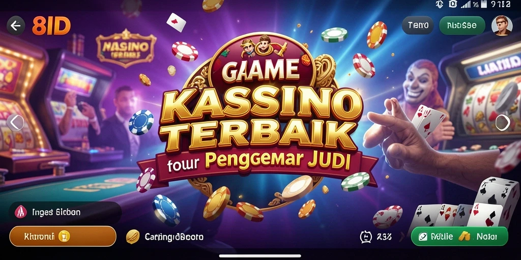 Screenshot utama 8ID menampilkan gameplay seru dari permainan Kasino.