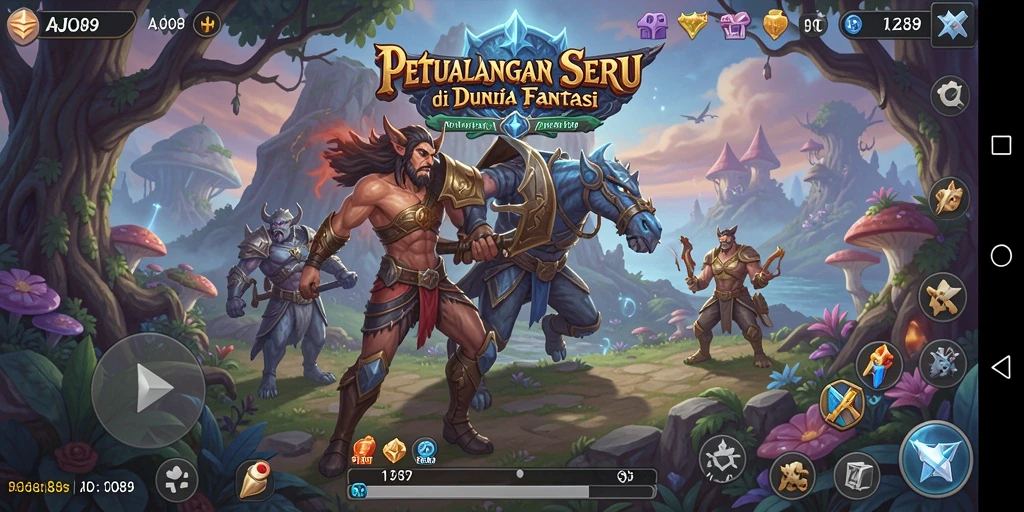Tangkapan layar AJO89 menampilkan aksi petualangan yang seru dan menakjubkan.