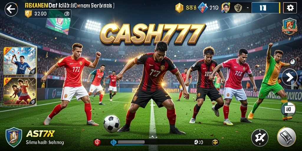 Tampilan gameplay seru di CASH777 dengan berbagai pilihan olahraga.