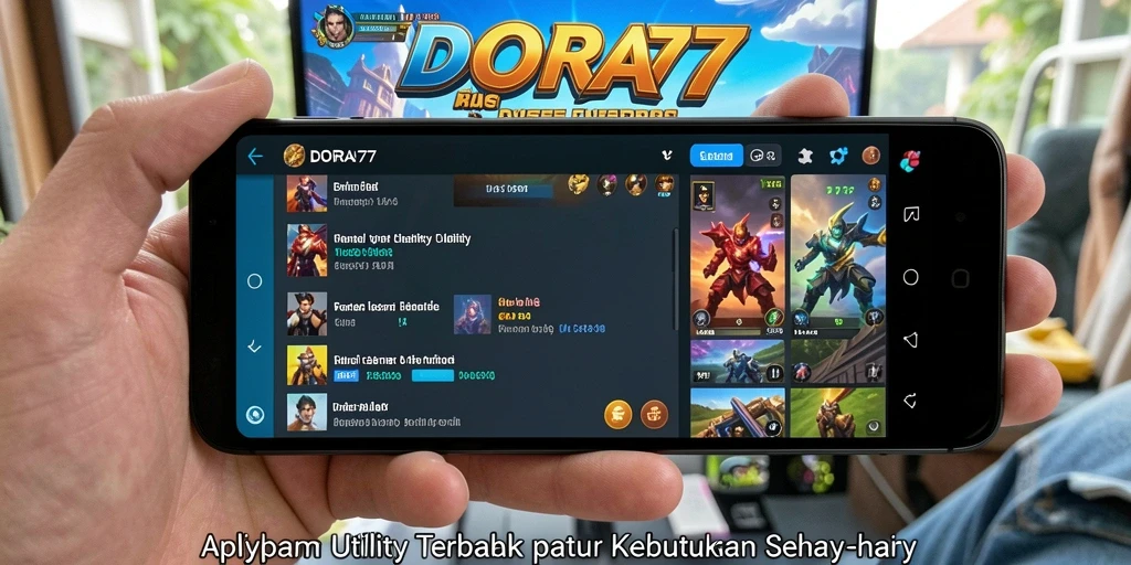 Tampilan utama DORA77 yang intuitif dan bermanfaat.