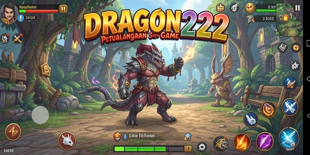 Screenshot gameplay DRAGON222 menampilkan aksi seru dan karakter unik.