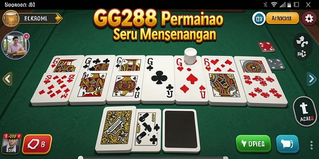 Tampilan menarik dari gameplay Domino di GG288.