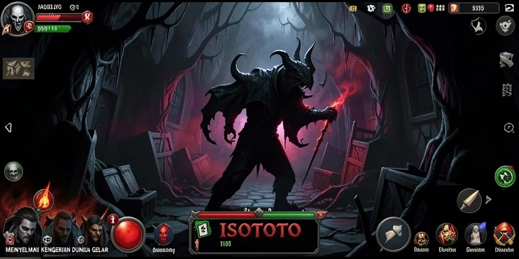 Gameplay ISOTOTO dengan elemen Horror yang intens.