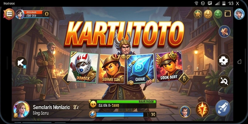 Tampilan gameplay KARTUTOTO yang menarik dan interaktif.