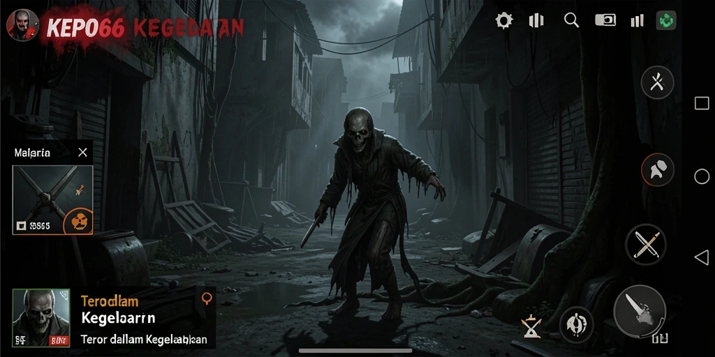 Tangkapan layar KEPO66 menampilkan gameplay yang menegangkan dan menakutkan.