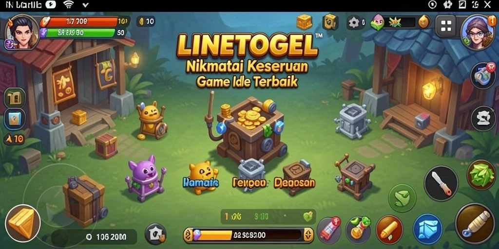 Tampilan gameplay LINETOGEL yang seru dan menyenangkan.