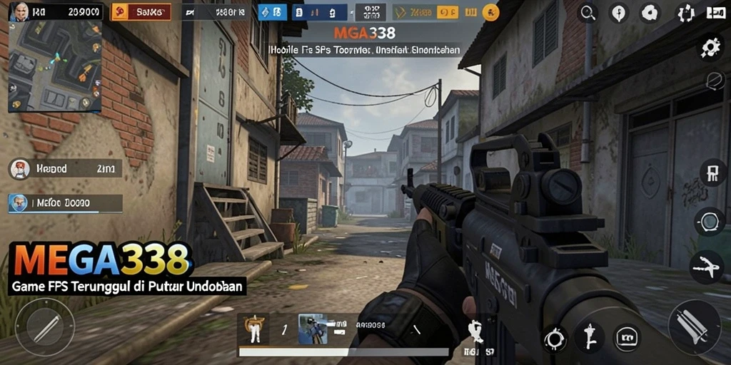 Tangkapan layar menampilkan aksi mendebarkan dari gameplay MEGA338.