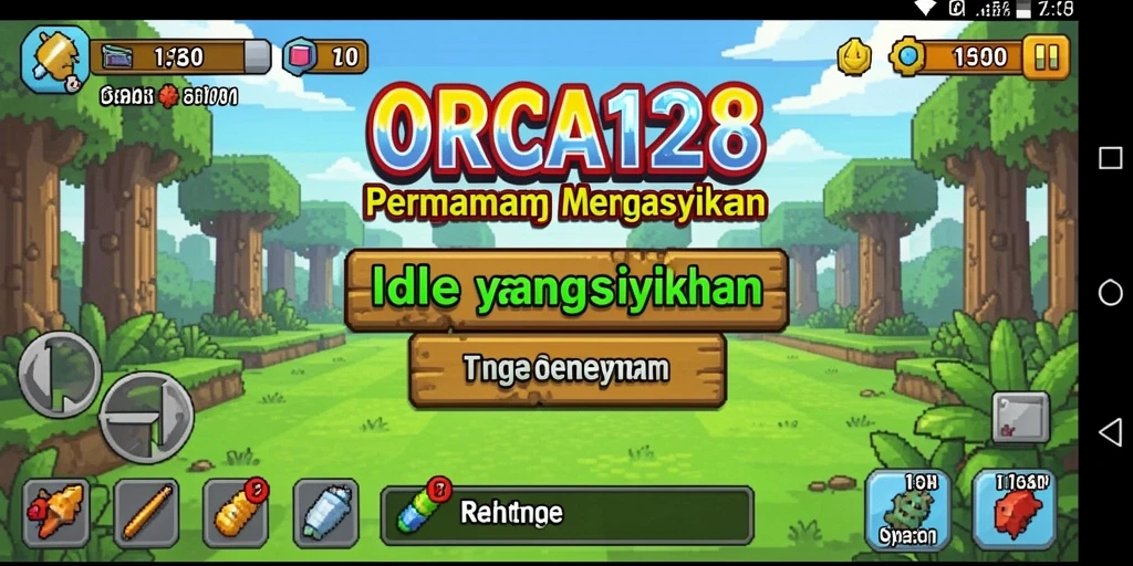 Screen capture menarik dari gameplay ORCA128 yang menampilkan karakter dalam aksi.
