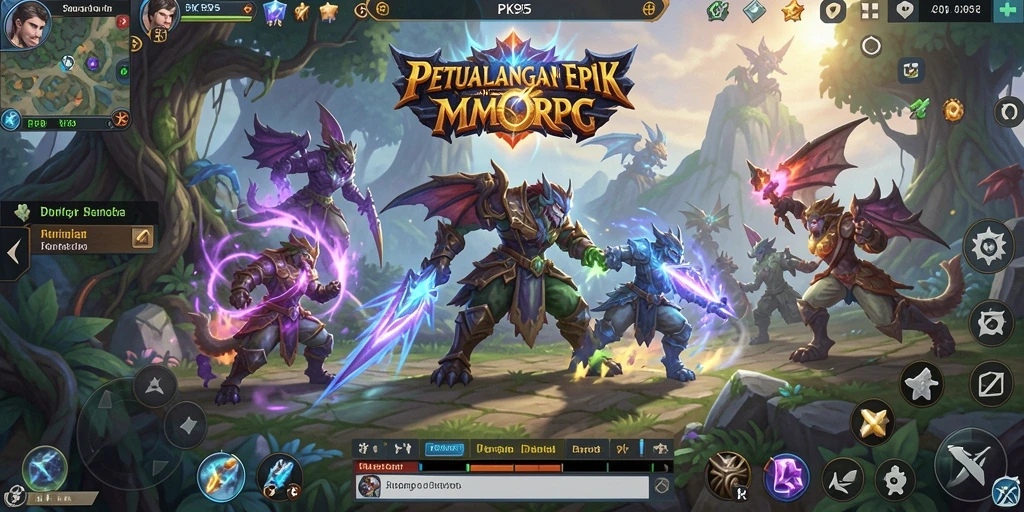 Gameplay epik dan seru di PK95, dunia MMORPG yang menghibur.