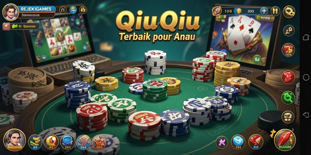 Screenshot gameplay QiuQiu yang seru di REJEKIGAMES.