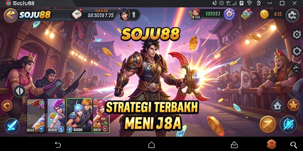 Tampilan gameplay SOJU88 yang intens dan penuh strategi.