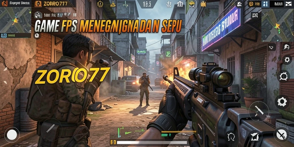 Tangkapan layar gameplay <strong>ZORO77</strong> dengan aksi menegangkan.